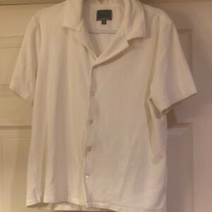 Todd Snyder  White Button-Up Shirt Sz M.